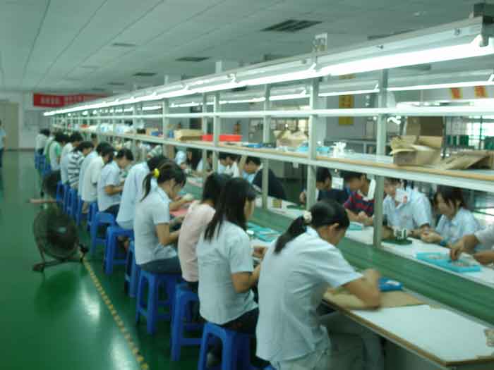 军兴车间工作时各角展示